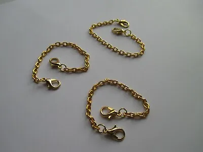UK Jewellery 3 Pieces Gold Extension/extender Necklace Pendant Bracelet Chain • £3.25