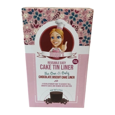 £14.99 • Buy Brigid's Cake Room Round Chocolate Biscuit Cake Tin Liner Kit