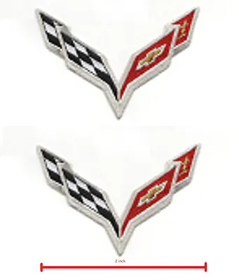 Corvette Racing Team Super Sports Logo 2-Patch Set: CORVETTE RACING C-7 2  Small • $14.99