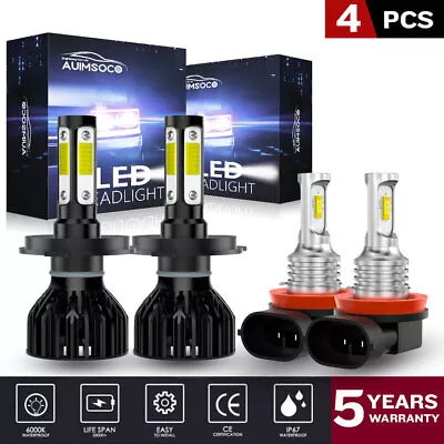 LED Headlight Bulbs Kit High Low Beam Fog Light For Nissan Cube 2009-2014 400W • $39.99