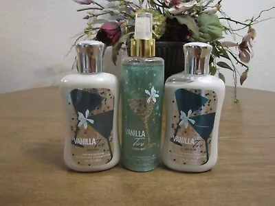 Bath & Body Works Vanilla Tini Mist Lotions Lot Of 3 • $32