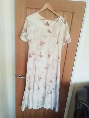 Jacques Vert Brown Dress Size 18 • £4