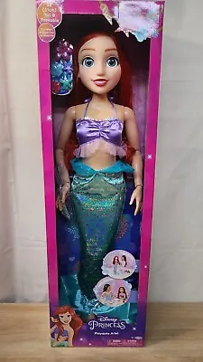 Disney Princess Playdate My Size 32  Ariel Doll The Little Mermaid Accessories • $79.99