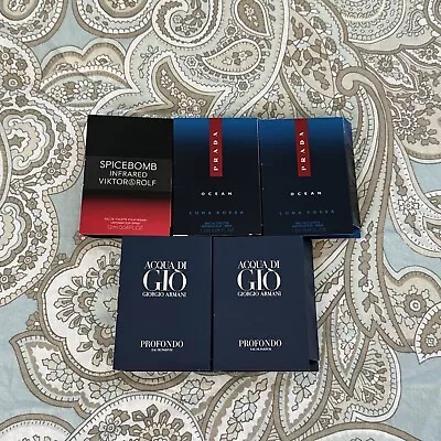 Men’s Perfume Sample Lot • $9.99