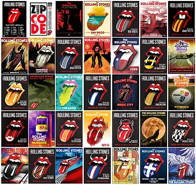 £5.99 • Buy Rolling Stones | ZIP CODE | Prints 35 Designs | NOT NO FILTER / STONES SIXTY