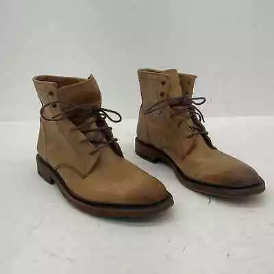 FRYE Men's Brown Leather Combat Boots Size 11D Preowned • $99
