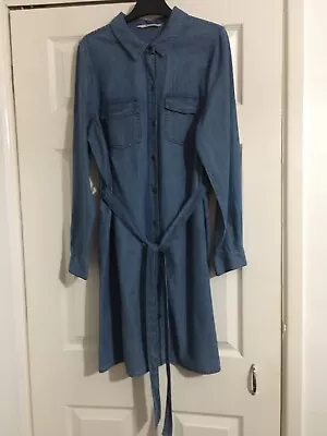 £5 • Buy Denim Look Dress Size 14R TU