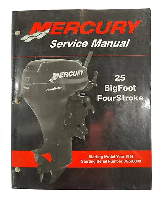 Mercury Service Manual 25 BigFoot FourStroke 90-854785R2  • $32.99