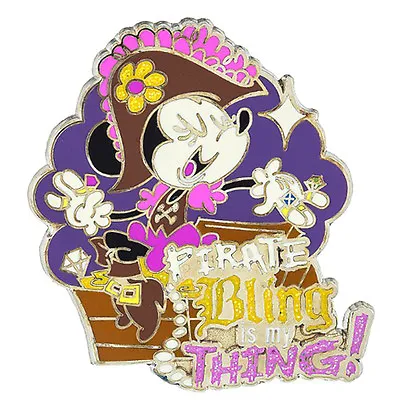 £14.49 • Buy Disney Parks Minnie Mouse Pirate Bling Is My Thing Pin Pirates Of The Caribbean