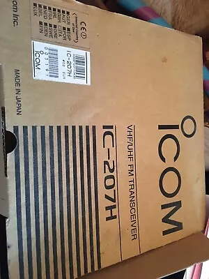 ICOM IC-207H VHF/UHF FM Transceiver Only Used Once! • £100