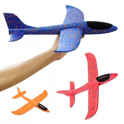 Aeroplane Plane Kids Gifts Foam Hand Throw Airplane Gliders Fly Aeromodelot Tool • £4.72