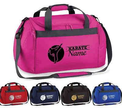 Personalised Karate Bag Training Holdall Customised Any Name Kit Gift • £14.99