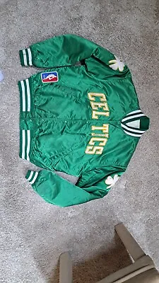Satin Celtics Starter Jacket.  Large. • $195