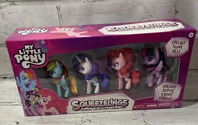 Hasbro My Little Pony Squeezelings Collectible Set Of 4 Figures • $12