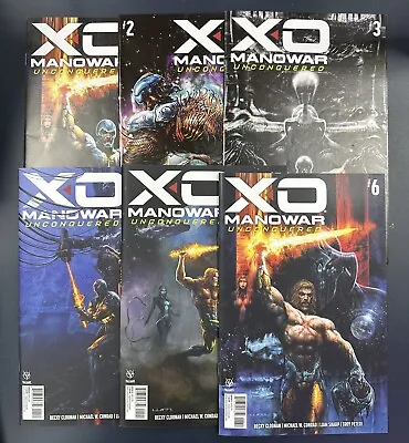 XO-MANOWAR Unconquered 1 2 3 4 5 6 1-6 Complete Run Set Valiant 2023 • £18
