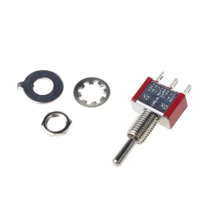 MTS-103 3 Pin Toggle Switch ON-Off-ON 3 Position SPDT Switch AC250V 2A 120V 5A • $4.01