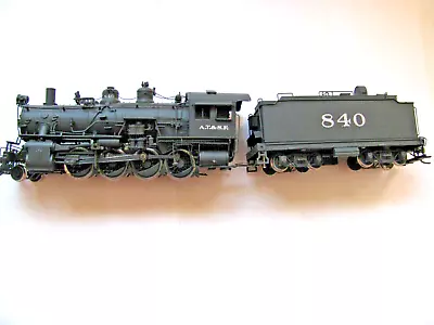 Ho Brass Santa Fe 2-8-0 Painted #840 By Sunset Models Inc. Mint In Box • $299