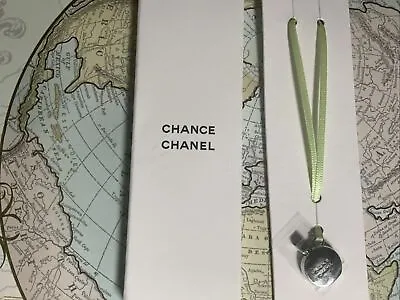 CHANEL CHANCE VIP-GIFT Parfum Charm With Green Ribbon - NEW In BoxFREE SHIPPING • $31