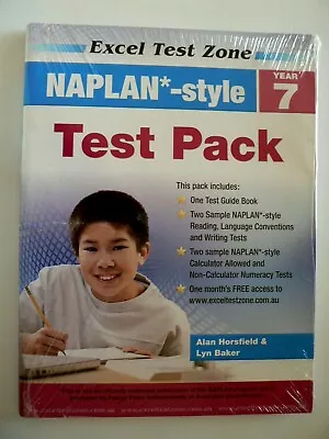 NAPLAN-style Test Pack - Year 7 By Alan Horsfield Lyn Baker (Paperback 2009) • $14.95