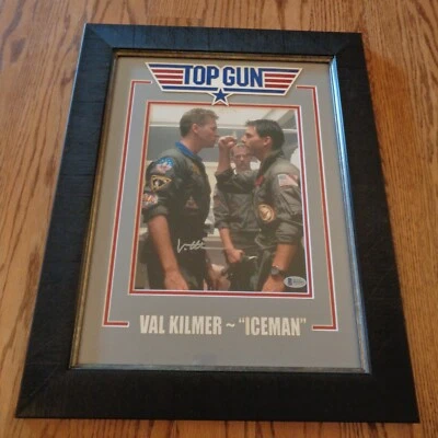 $449.97 • Buy Val Kilmer Iceman Top Gun Framed Sign Photo With COA NICE! Tom Cruise