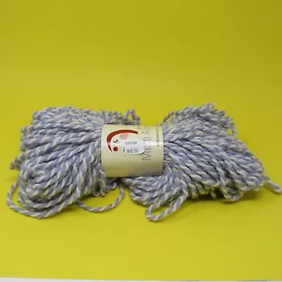 Misti Alpaca Chunky Yarn Color 501 Blue White Ybaby • $14.50