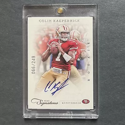 2011 Panini Prime Signatures #235 Colin Kaepernick Auto Rookie RC /249 • $135