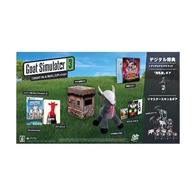 Goat Simulator 3 GOAT IN A BOX Edition PS5 Game Software With Book， Plush Doll • $112.86