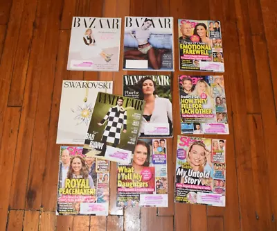 10x Fashion & Entertainment Magazines. Bazaar. Vanity Fair. Kendall. Paris++ • $13.50