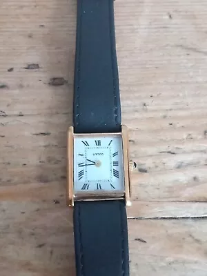 Vintage Lanco Ladies Mechanical Watch Leather Strap Excellent Cond Working Well • £90