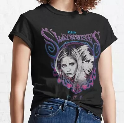 SALE!! Buffy The Vampire Slayer Rock Band Racing Retro T-Shirt Size S-5XL • $9.99