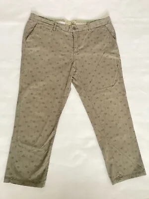 Fat Face Chino Cotton Khaki Trousers Size 16 • £12