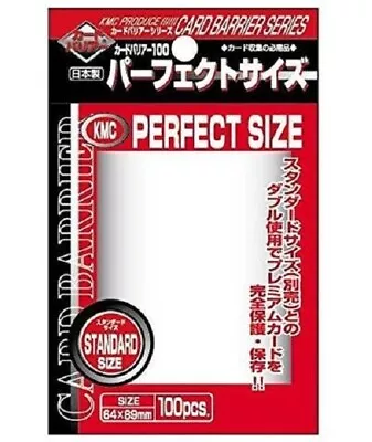 100 KMC Perfect Size Inner Sleeves Card Protectors Barrier Standard 64mm X 89mm • $7.95