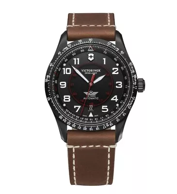 Victorinox Swiss Army 241886 Men's Airboss Black Dial Strap Watch • $813.51