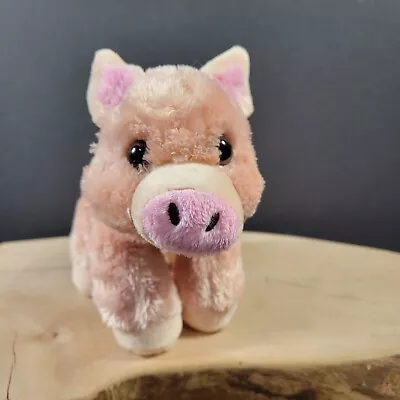 Wild Republic Hug 'ems Mini Pink Pig Plush Stuffed Animal Bean Bag 2019 K&M 7  • $5.91