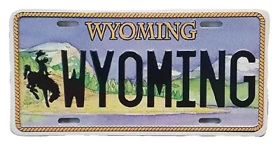 $6.99 • Buy Wyoming  Wyoming  State License Plate Novelty Fridge Magnet