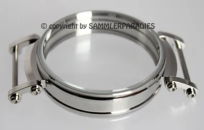 487mm STEEL Grade 316L POLISH CASE For Pocket MOVEMENT ∅42-44mm JWC MOSER ELGIN • $129.99