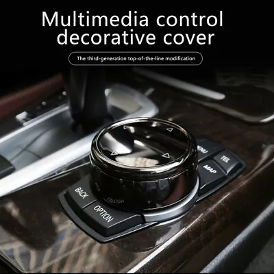 Car Multimedia Knob Cover For BMW X1 F25 X3 X5 F16 1 2 3 5 Series F10 F20 F30 • $32.04