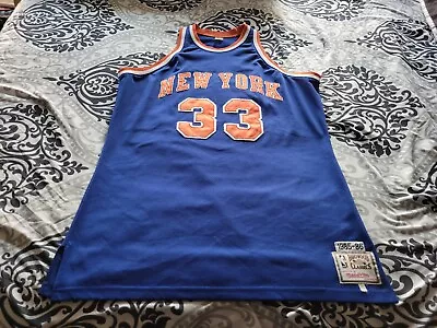 Vintage Patrick Ewing New York Knicks Mitchell Ness Jersey 52 • $12.50