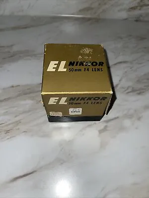 【 Near MINT In Box 】 Nikon EL Nikkor 50mm F/4 Enlarging Lens For M39 From JAPAN • $34.99