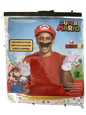 Adult Nintendo MARIO HAT Super Mario Costume Accessory Kit • $15