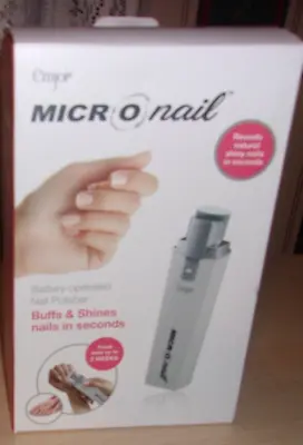 Micro Nail Manicure Or Mani Pedi--Smooths Buffs & Shines Instantly NEW IN BOX • $17.09