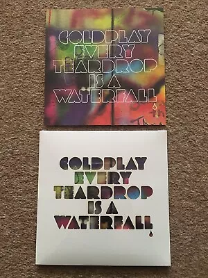 Coldplay Every Teardrop Is A Waterfall Blue 7” Vinyl Record Very Rare • £29.99