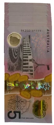 2020 5 Dollar Note Australia Lowe/Kennedy  • $11.99