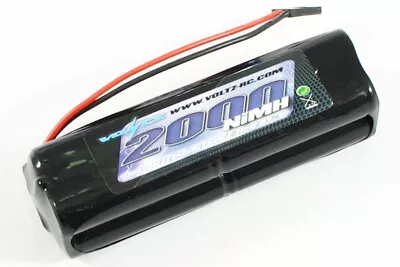 £17.48 • Buy Voltz 2000mAh 9.6V NiMH Tx Transmitter Square Battery Pack For RC Car Plane Boat