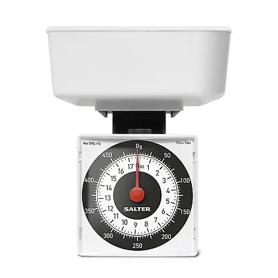 Salter 022 WHDR Dietary Mechanical Kitchen Scale â€“ Compact Baking/Cooking Free • £7.98
