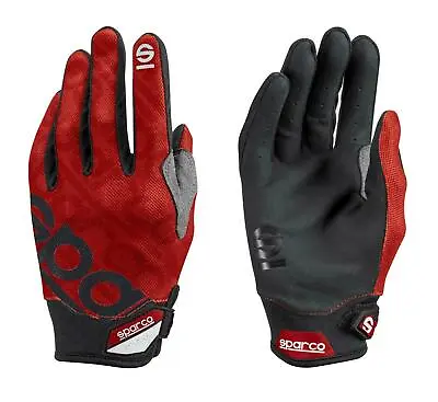 Sparco MECA 3 Mechanics Gloves Red Medium 002093RS2M • $39