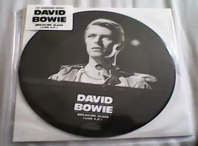 DAVID BOWIE Breaking Glass Live EP7'' Picture Disc 40th Anniversary NEW No Split • £25