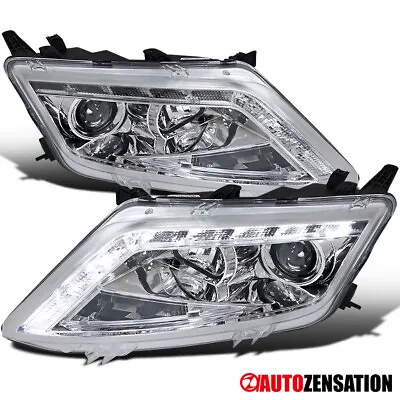 $245.99 • Buy Fit 2010 2011 2012 Ford Fusion LED Strip Projector Headlights Lamps Left+Right