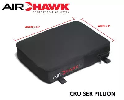 $84.30 • Buy Airhawk Cruiser Motorcycle Air Pad Seat Cushion Pillion 11 X9   FA-AH2PLN