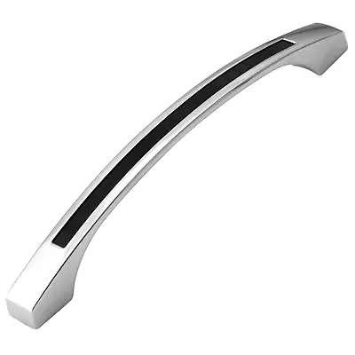 £4.49 • Buy Kitchen Cabinet  Door Handles Cupboard Drawer Handles Red Chrome - Decoranddecor